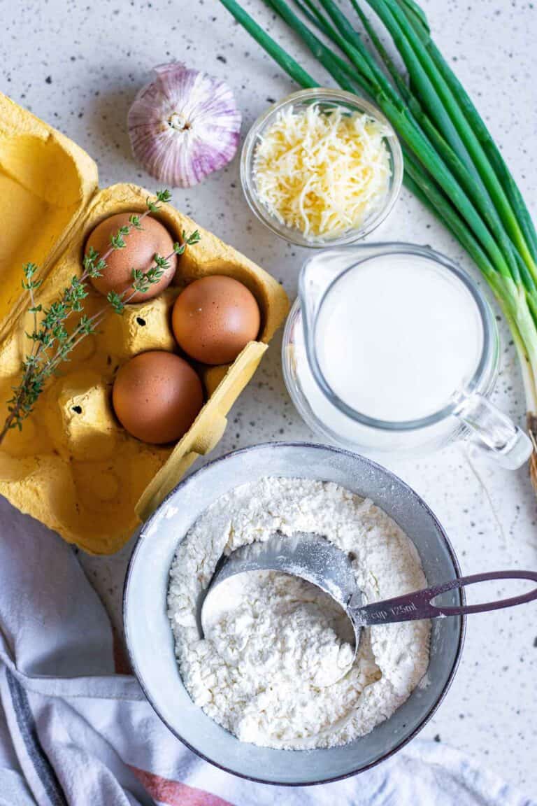 Savory Pancakes with Parmesan and Herbs • Pancake Recipes