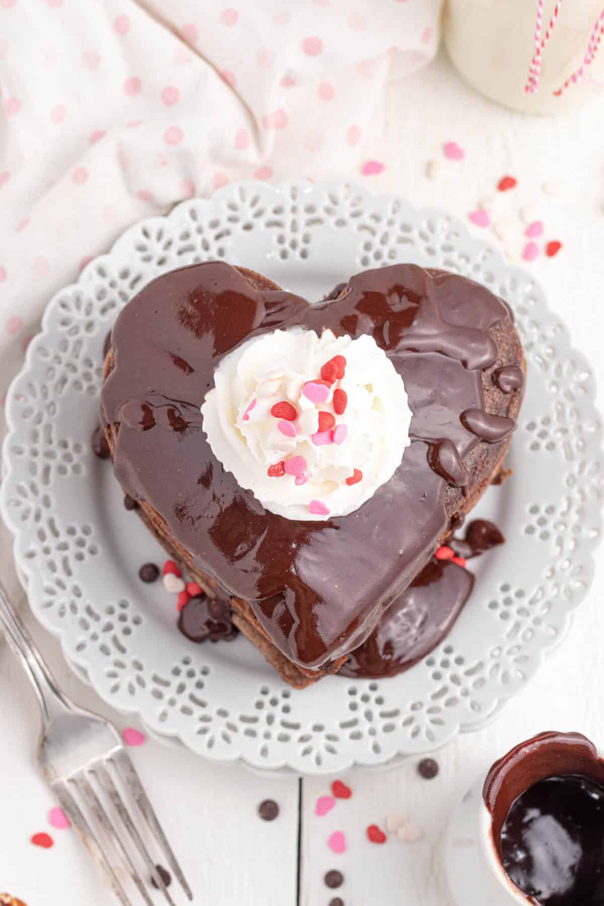 heart-shaped-pancakes-with-chocolate-ganache-pancake-recipes