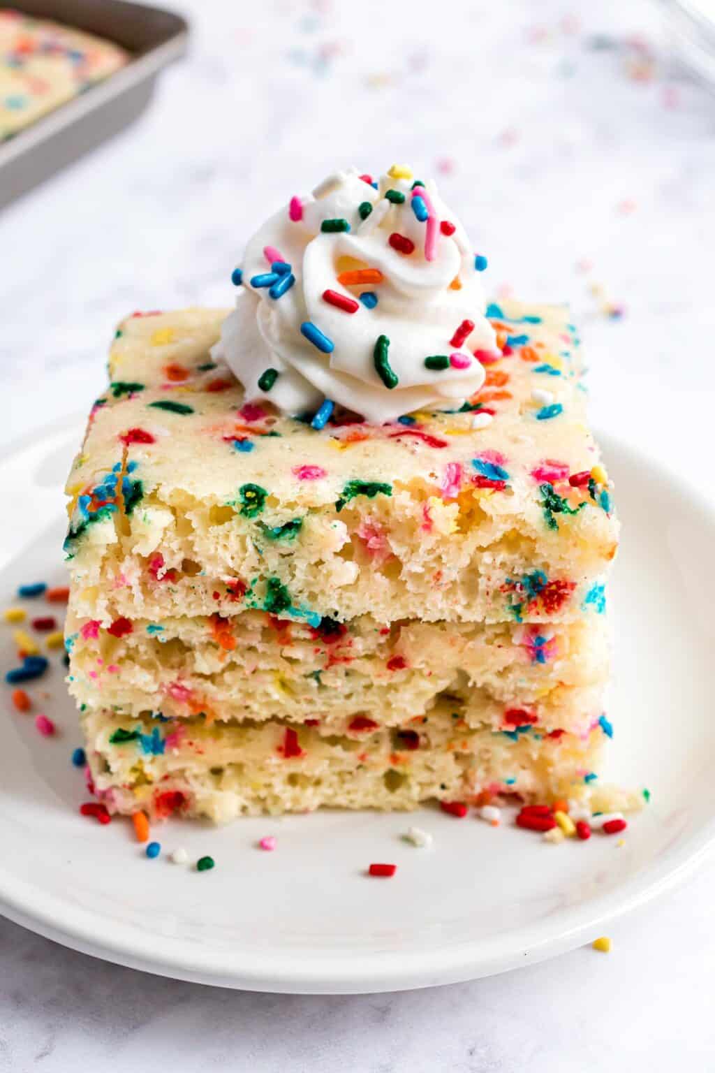 Funfetti Sheet Pan Pancakes • Pancake Recipes
