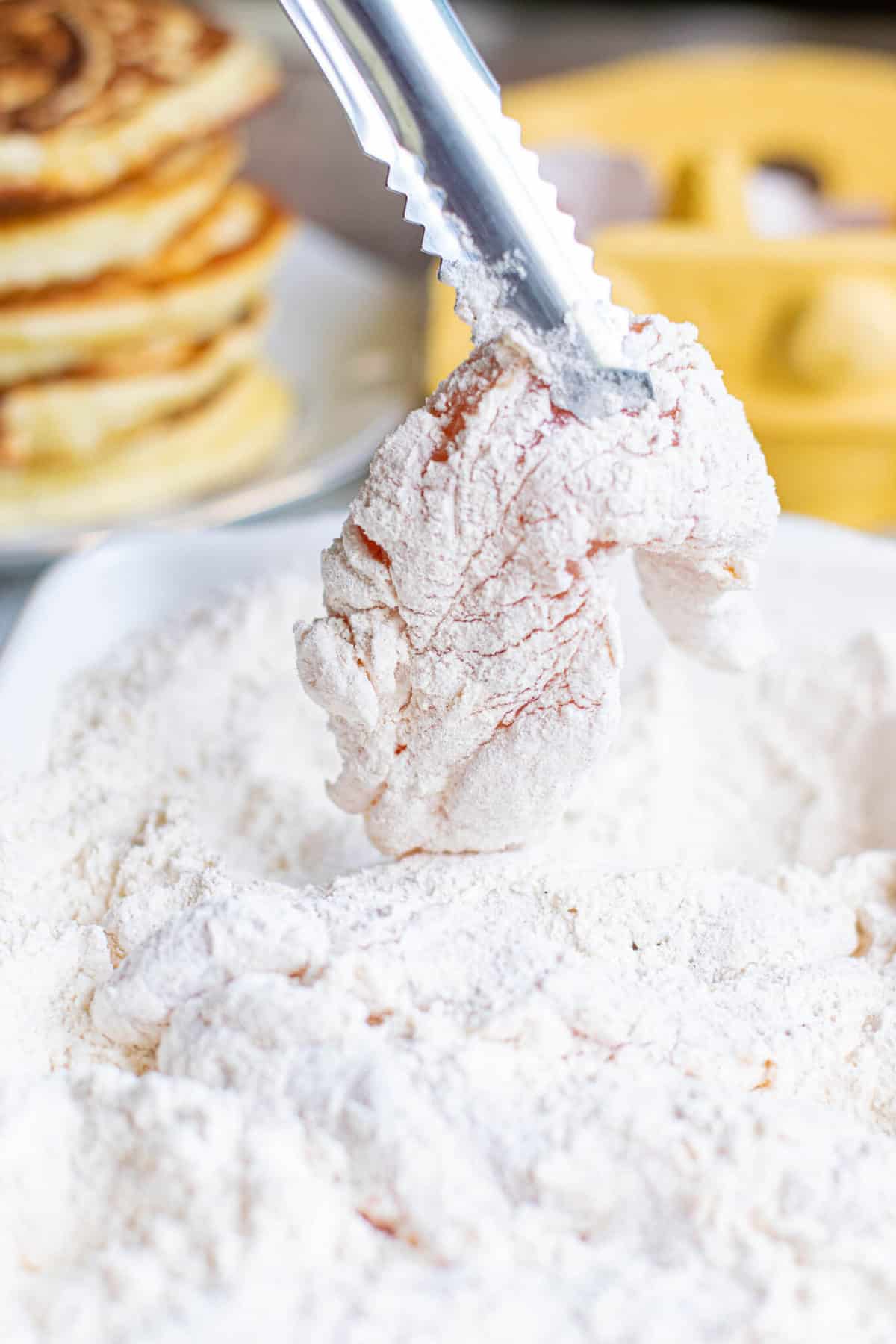 Hot Chicken Pancakes with Sriracha Maple Syrup • Pancake Recipes