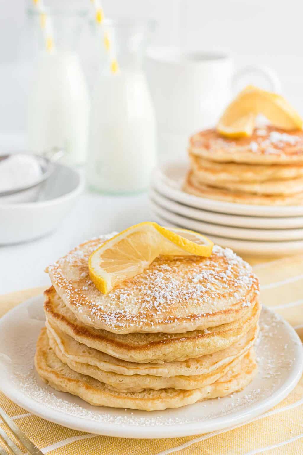 Lemon Pancakes - simple perfection! • Pancake Recipes