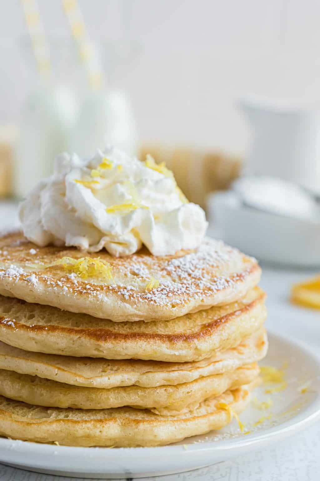 Lemon Pancakes - simple perfection! • Pancake Recipes