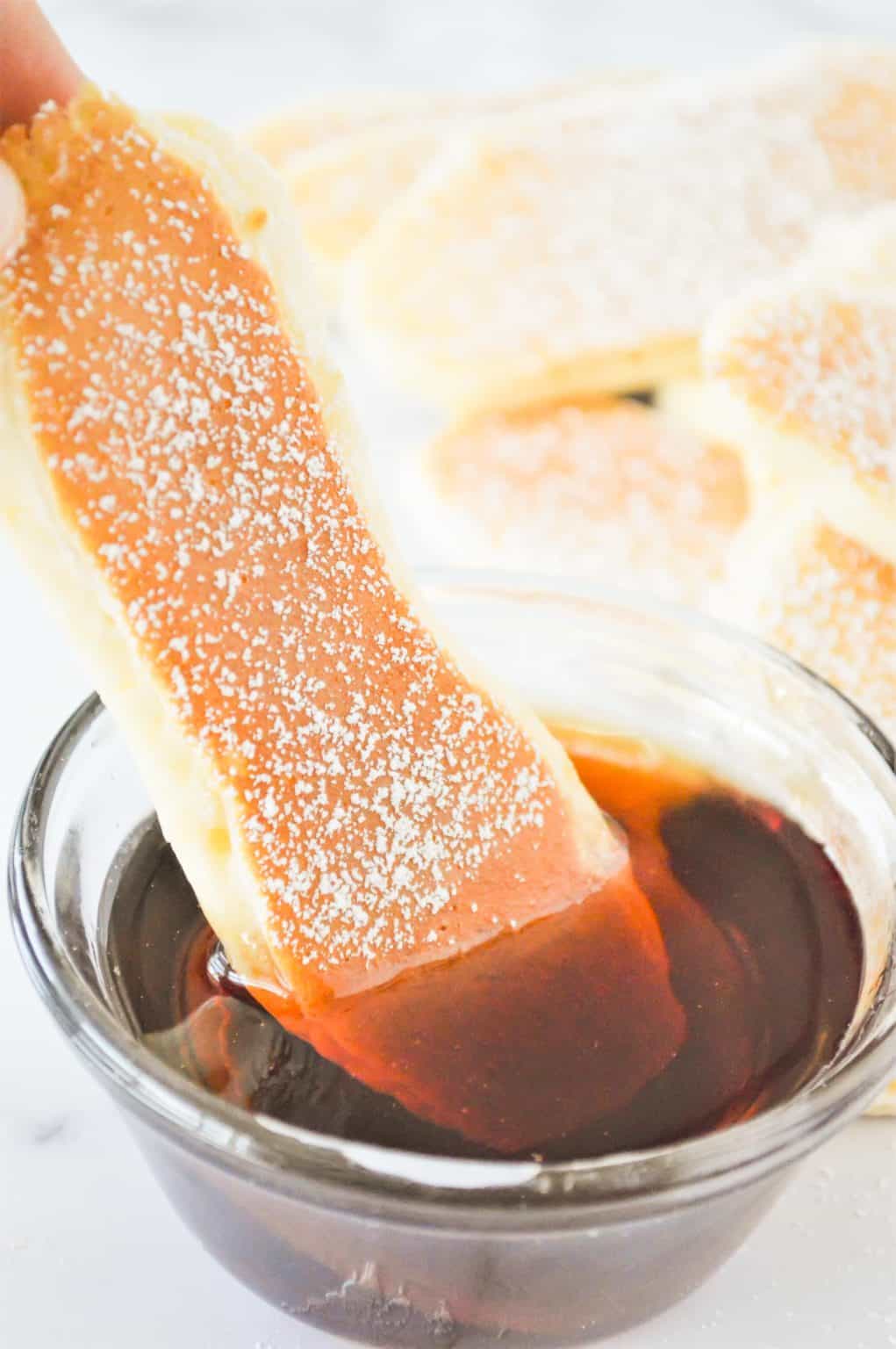 Banana Pancake Dippers 4 Ingredients! • Pancake Recipes