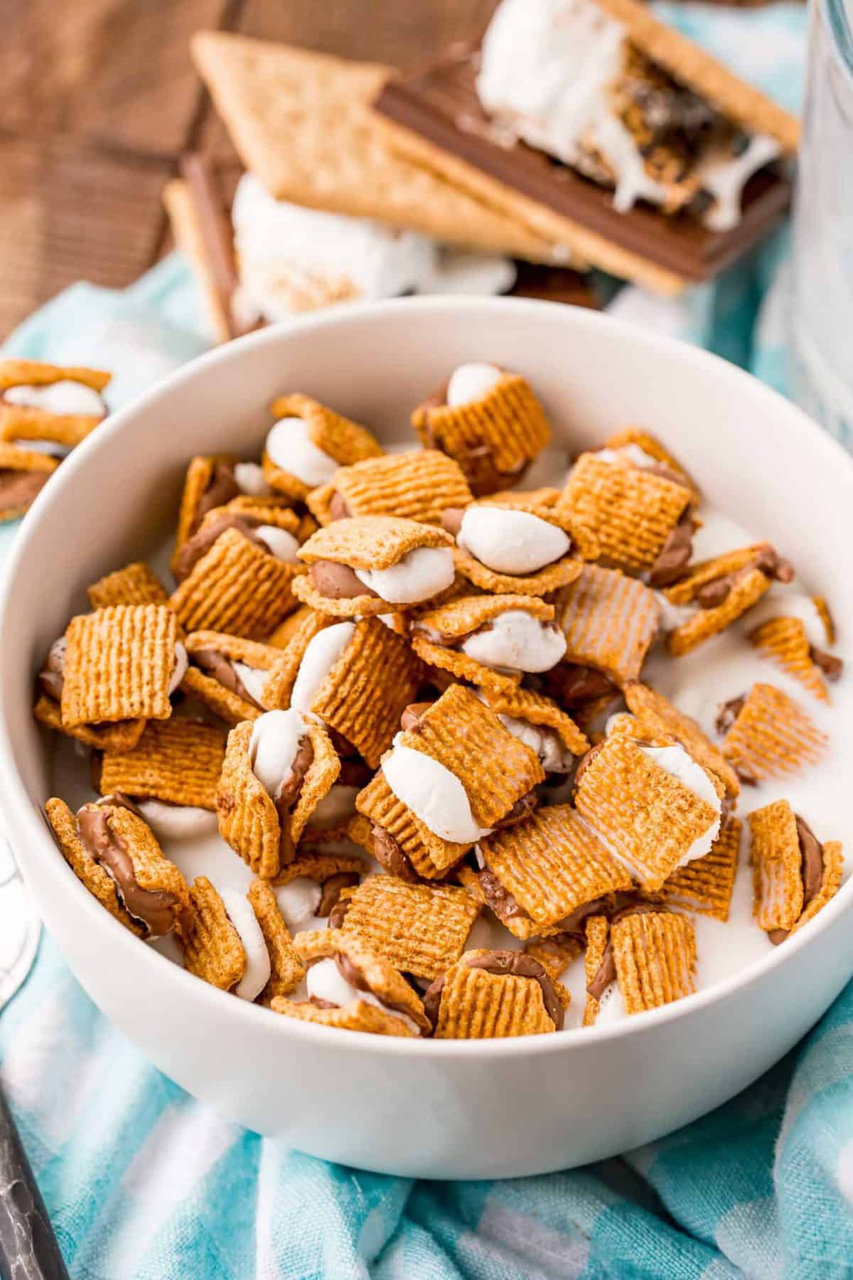 S'mores Cereal • Pancake Recipes