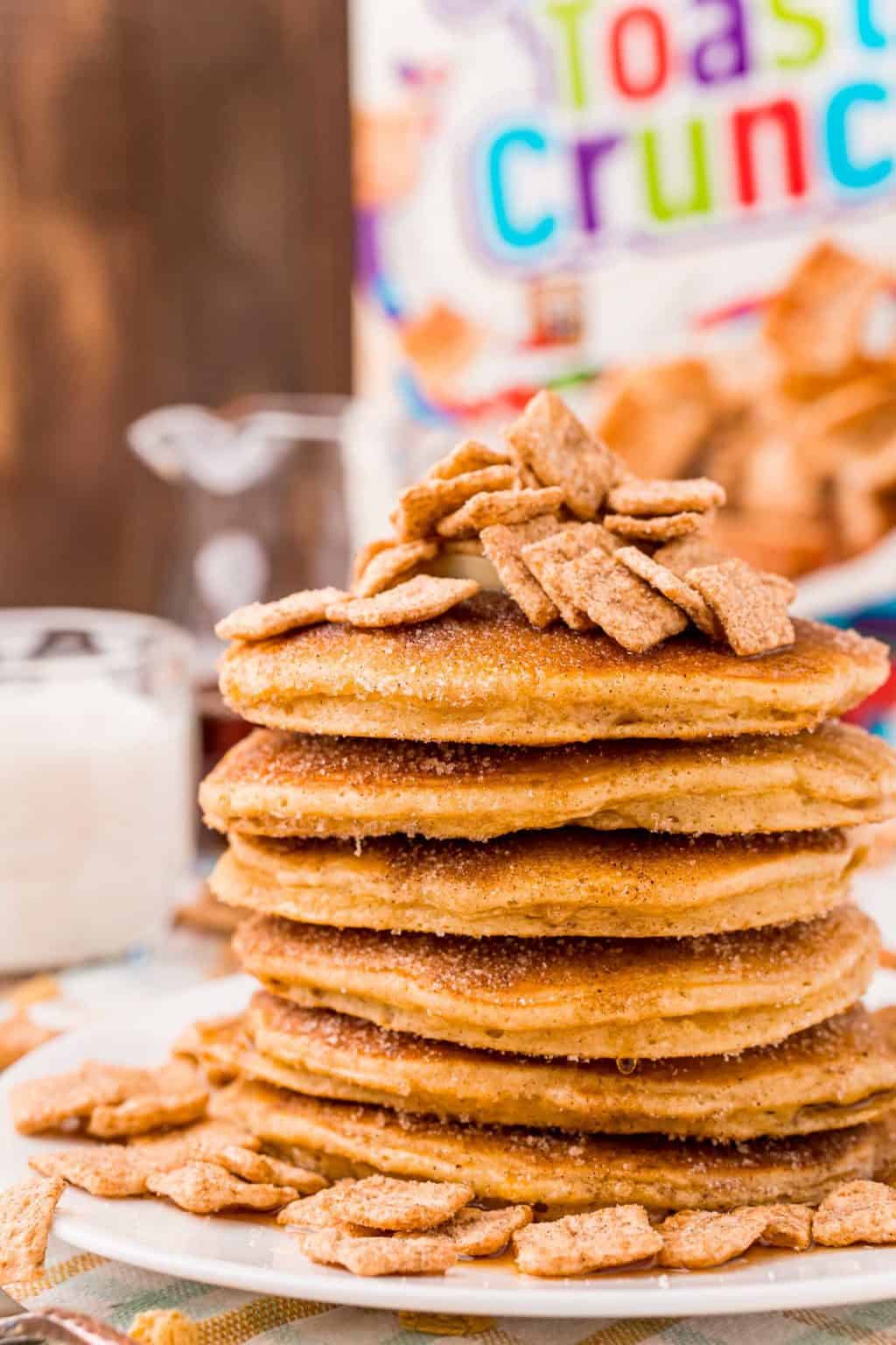 Cinnamon Toast Crunch Pancakes • Pancake Recipes