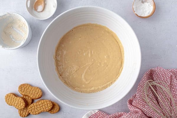 Image showcasing Nutter Butter Pancakes • Pancake Recipes