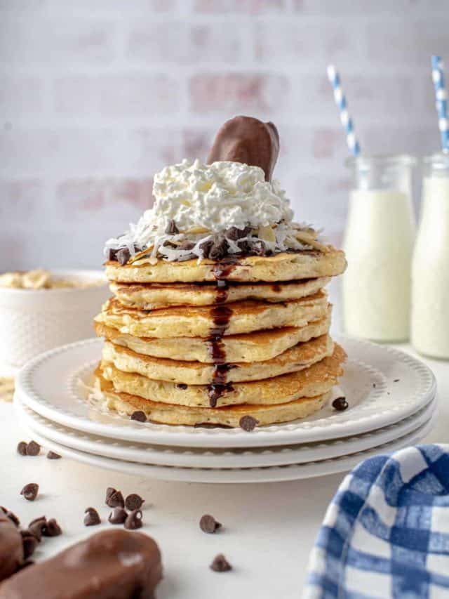 Almond Joy Pancakes Story • Pancake Recipes