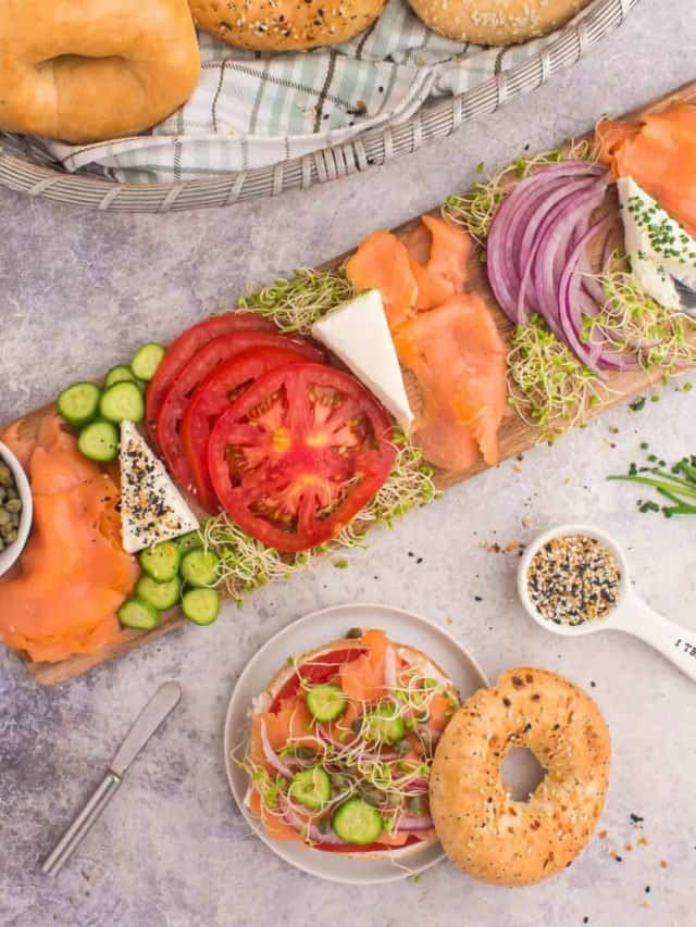 Lox Bagel Board Story • Pancake Recipes