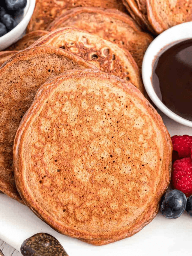 Chocolate Protein Pancakes Blender Story • Pancake Recipes