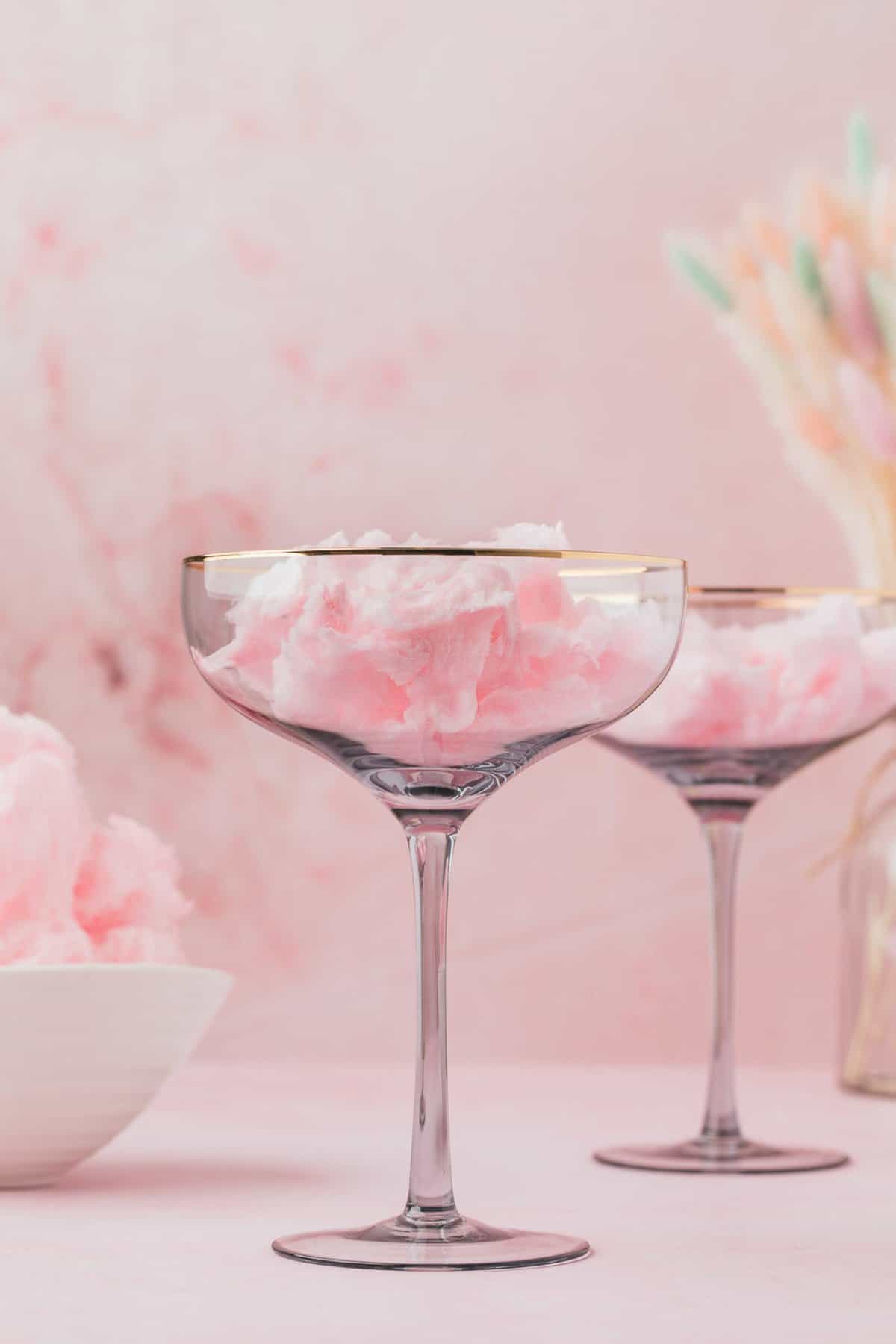 Cotton Candy Champagne Cocktail • Pancake Recipes