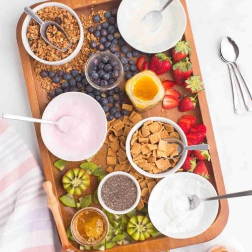 Yogurt Parfait Bar Charcuterie Style! • Pancake Recipes