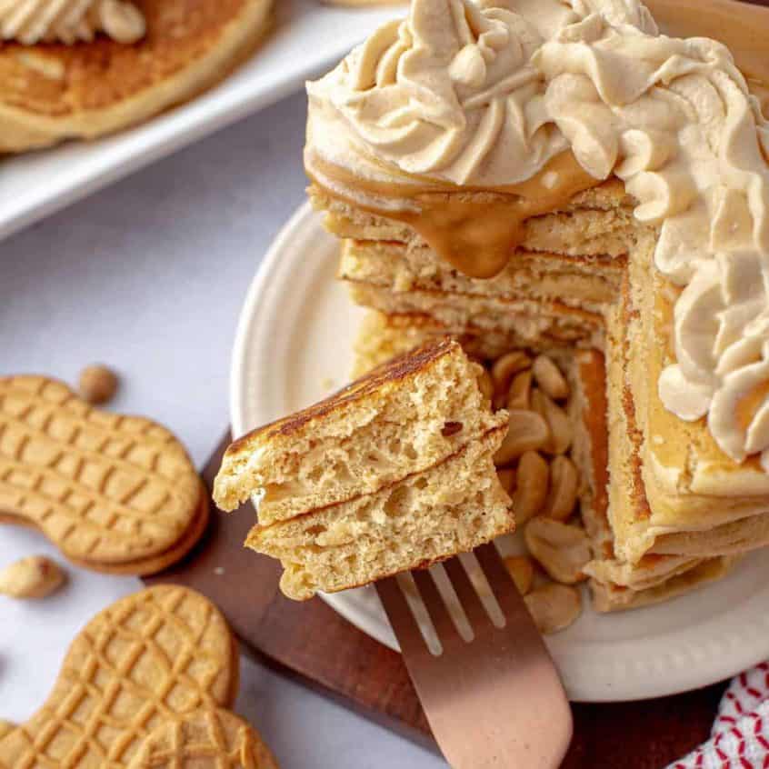 Picture of Nutter Butter Pancakes • Pancake Recipes