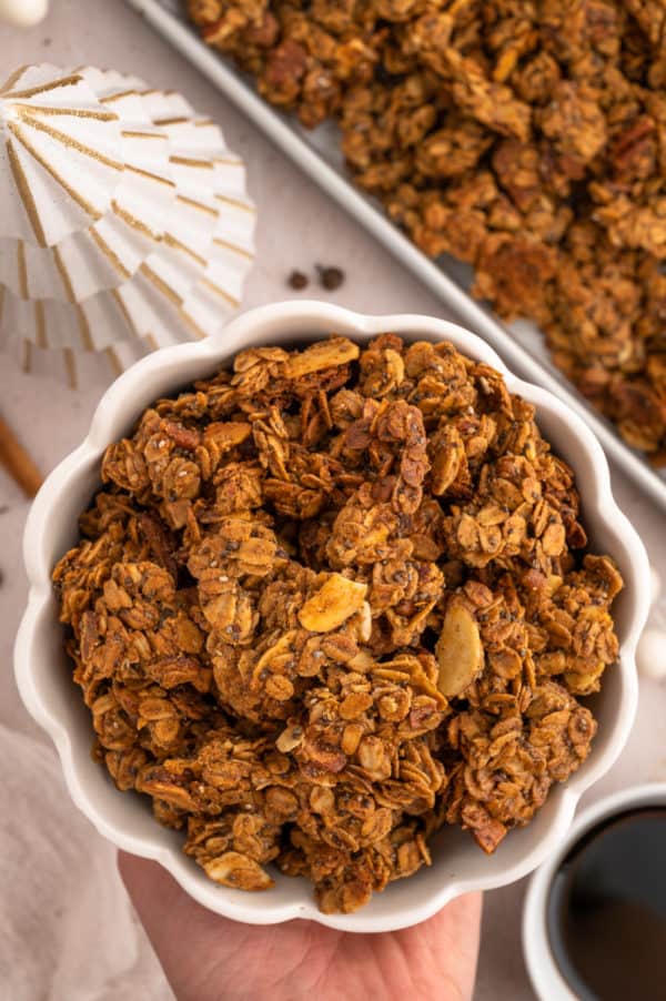 Gingerbread Granola • Pancake Recipes