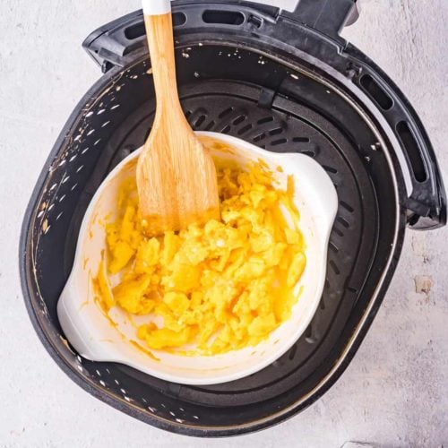Air Fryer Scrambled Eggs • Pancake Recipes