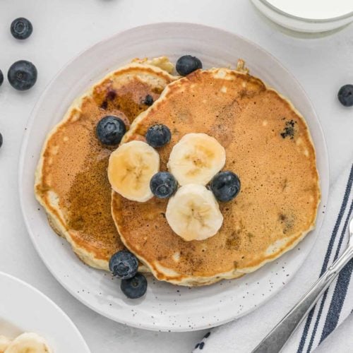 Banana deals blueberry pancakes