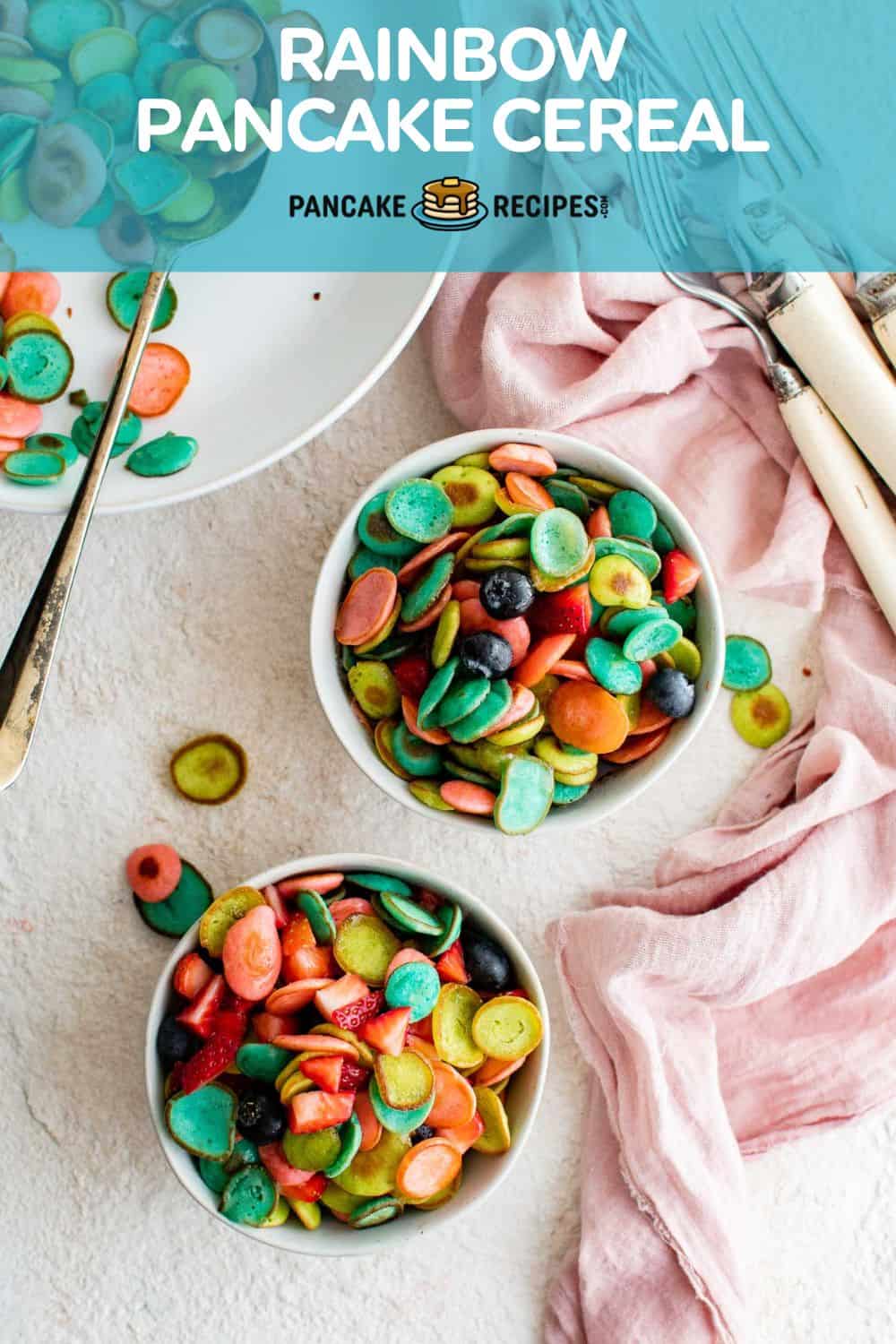 Pancakes, text reads 