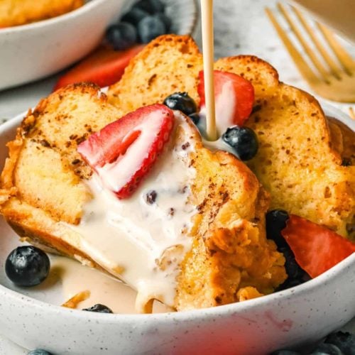 Tres Leches French Toast Casserole • Pancake Recipes